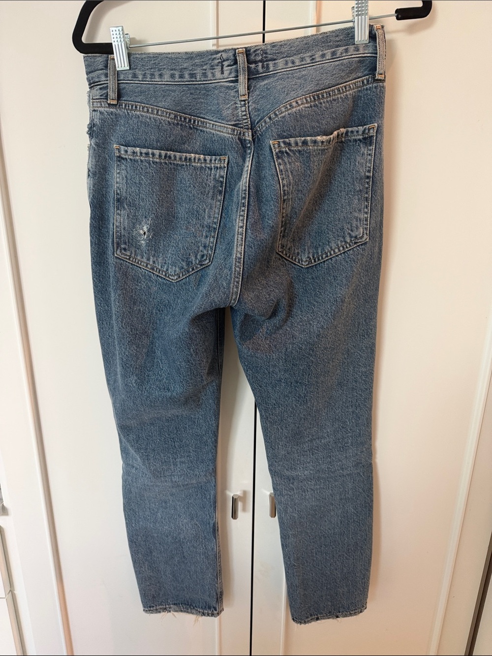 Agolde Riley High Rise Crop Jeans - Picture 5 of 11